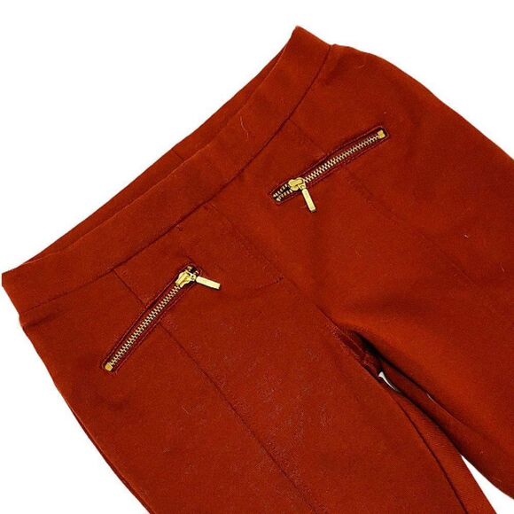 Fame Forever Deep Burnt Orange Core Treggings - Picture 2 of 4